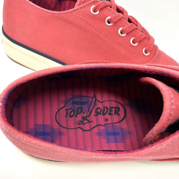 6M Sperry Top-Sider Neon Pink Canvas CVO Sneakers - Picture 6 of 8
